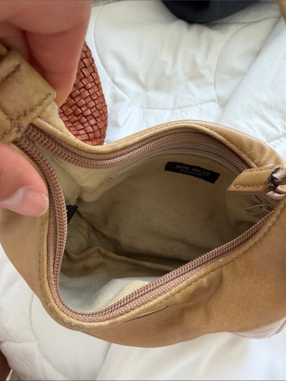 Nine West Camel Hobo Shoulder Bag